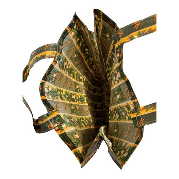 Harrods Vintage PVC Coated Tote Bag - Picture 4 of 11